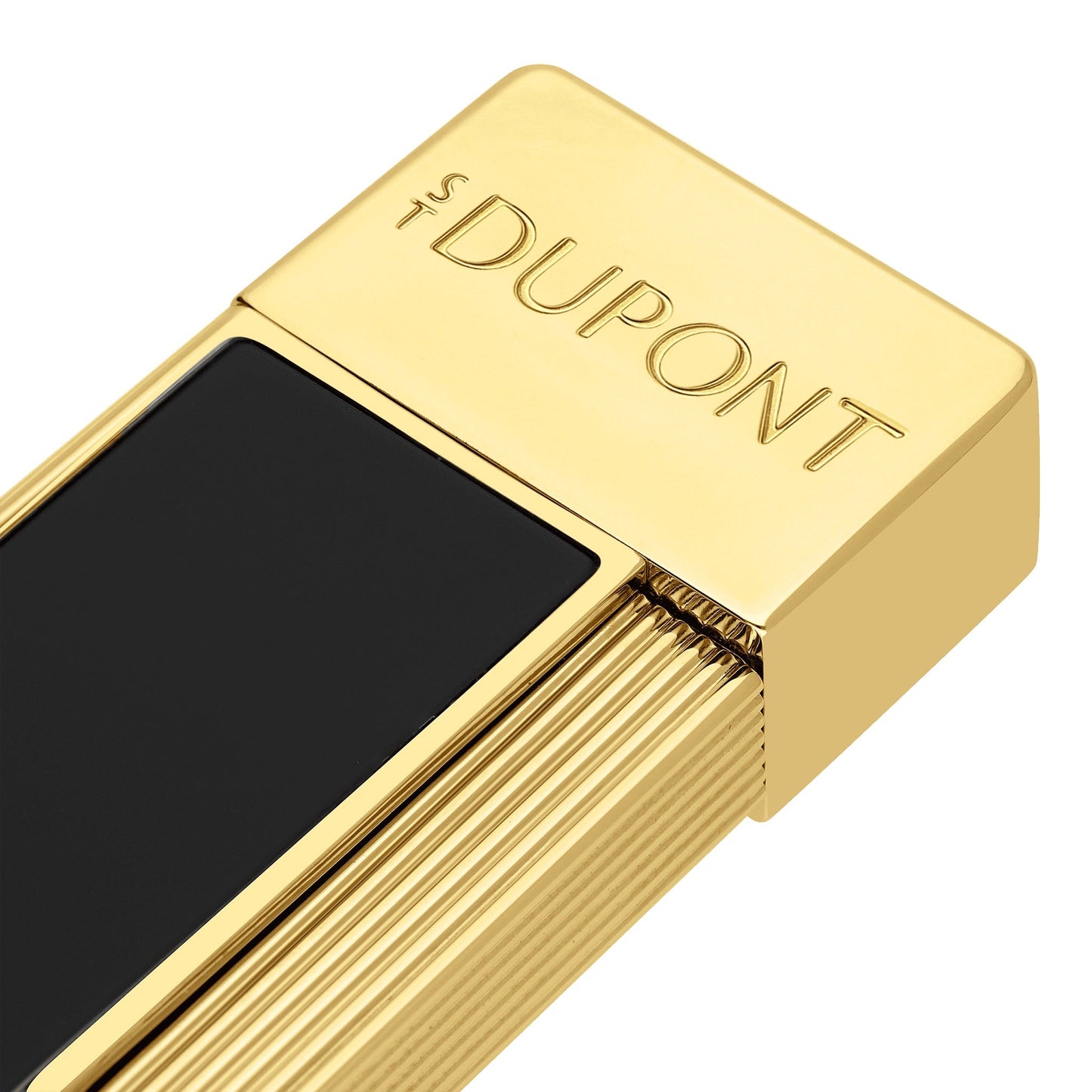 S.T. Dupont Twiggy - Laque Brillante Noire - Gold — alternate view