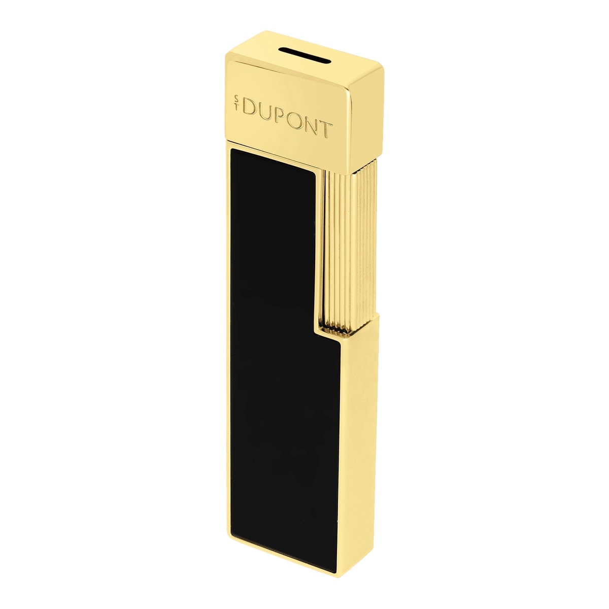 S.T. Dupont Twiggy - Laque Brillante Noire - Gold — detail view
