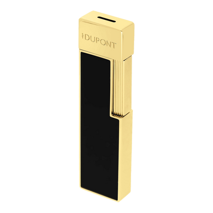 S.T. Dupont Twiggy - Laque Brillante Noire - Gold — detail view