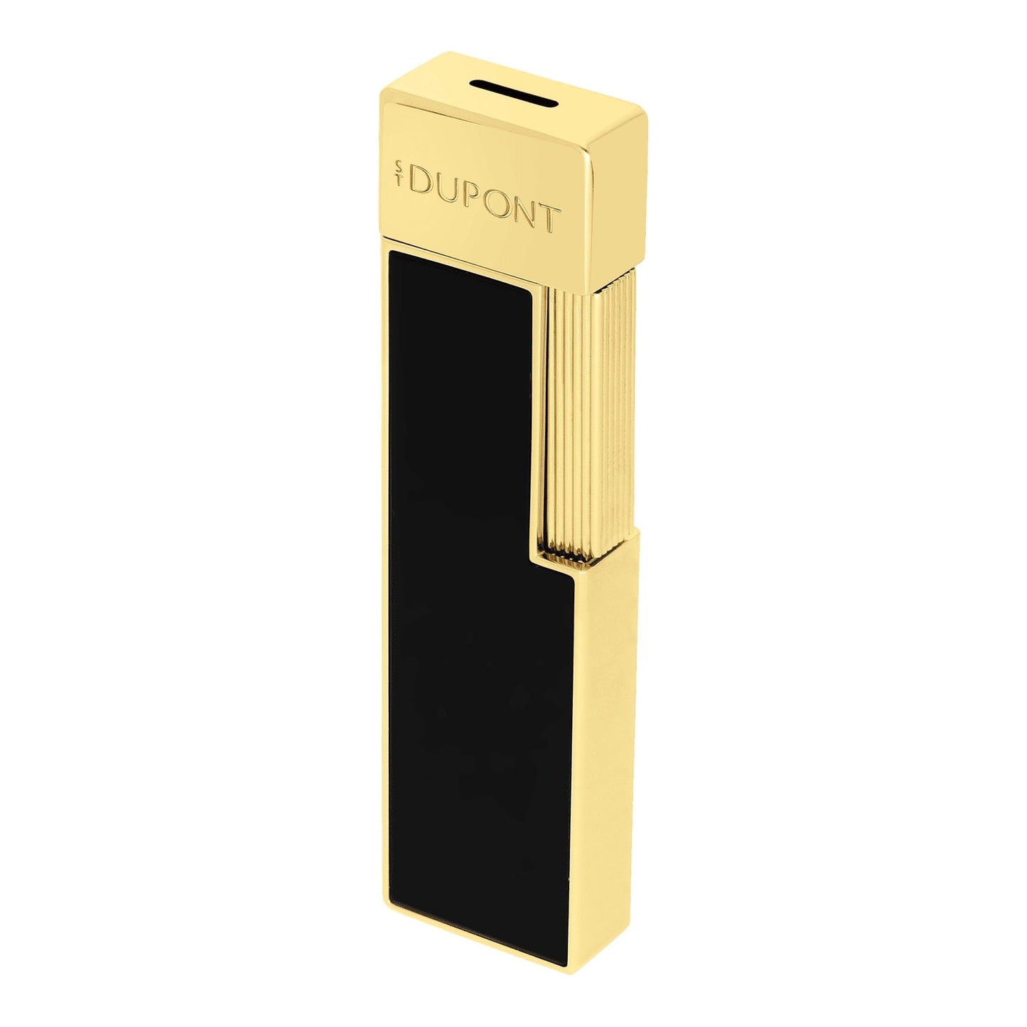 S.T. Dupont Twiggy - Laque Brillante Noire - Gold — detail view