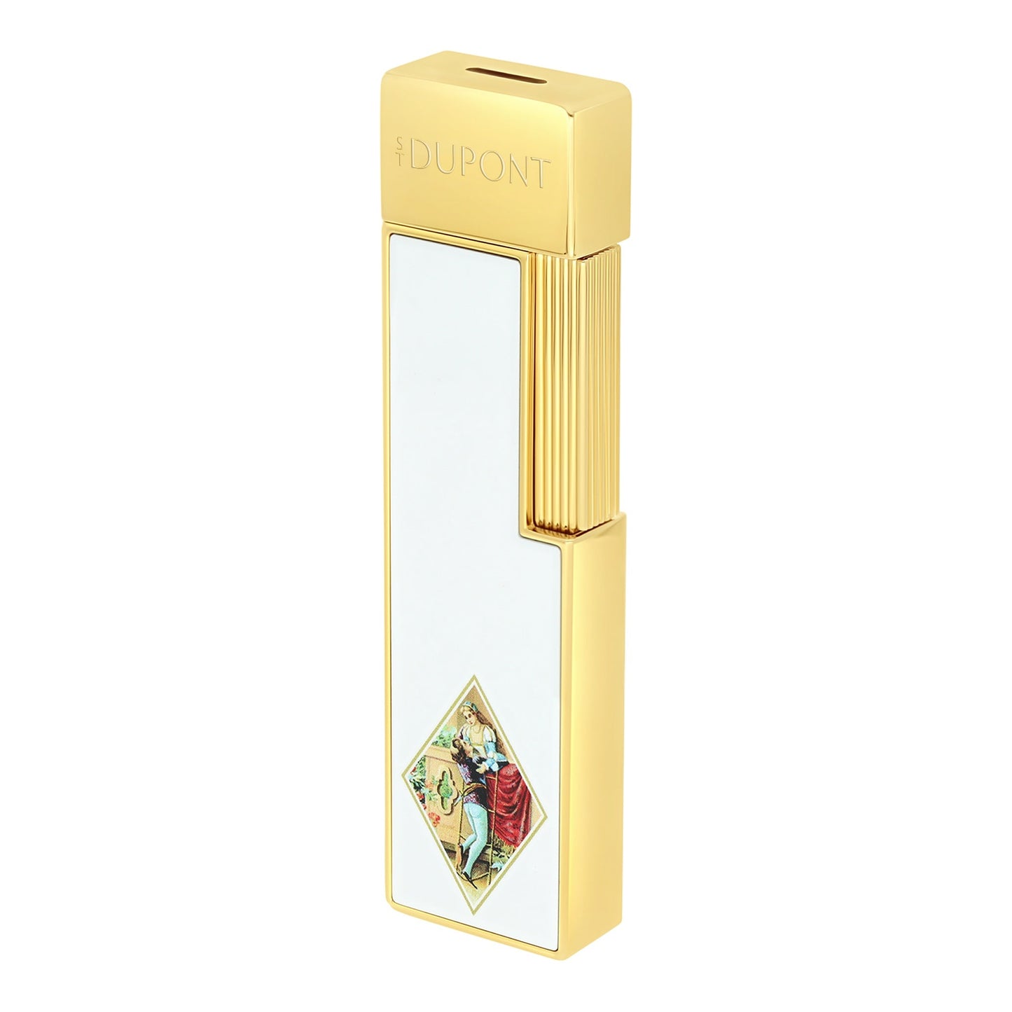 S.T. Dupont Romeo Y Julieta - Twiggy Blanc / Doré White / Golden — detail view