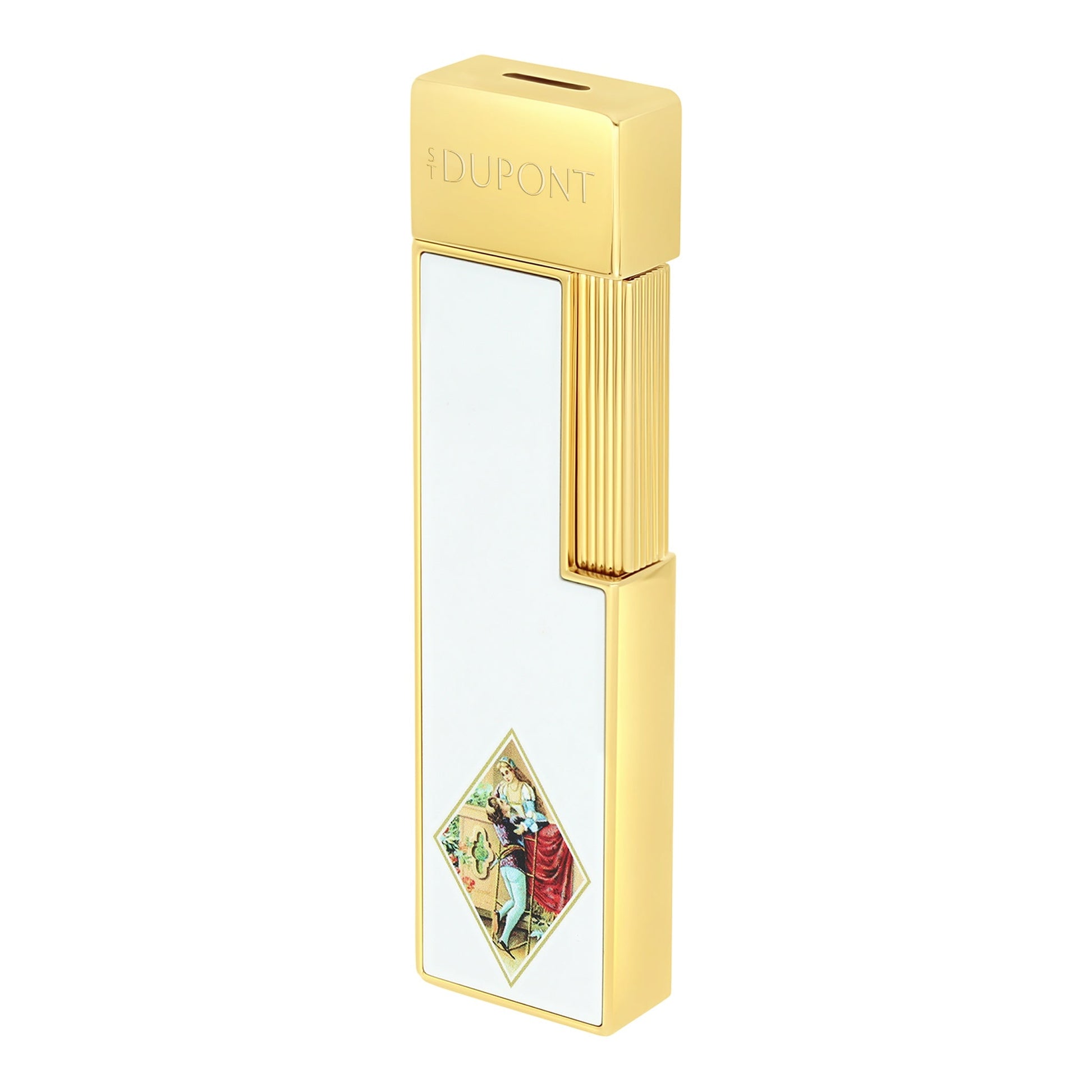 S.T. Dupont Romeo Y Julieta - Twiggy Blanc / Doré White / Golden — detail view