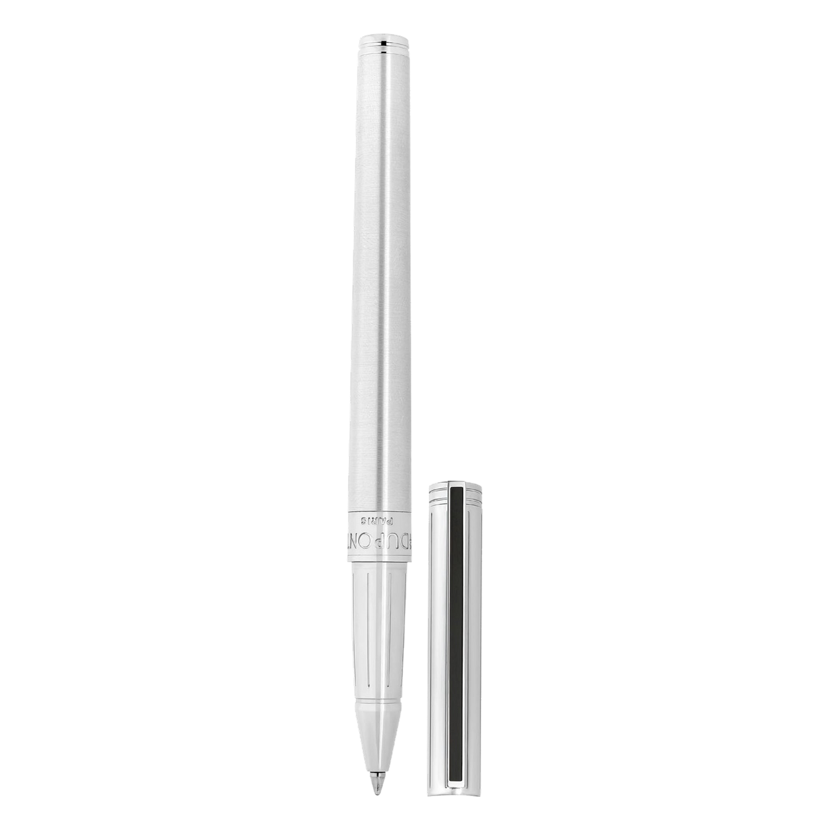 S.T. Dupont Classique convertible rollerball pen, brushed palladium - ref 042075N