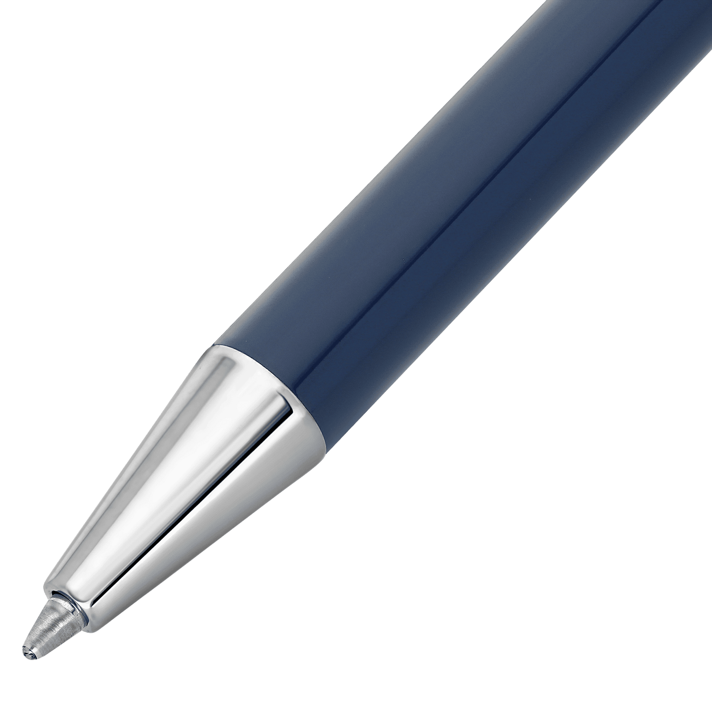 S.T. Dupont Classique Ballpoint Pen Blue Palladium — alternate view