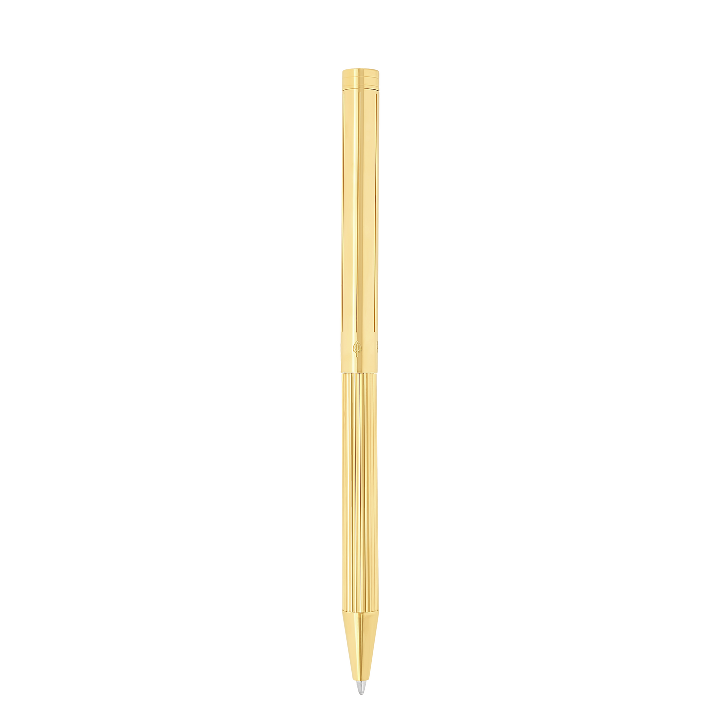 S.T. Dupont Classique Ballpoint Pen Lines Yellow Gold — detail view