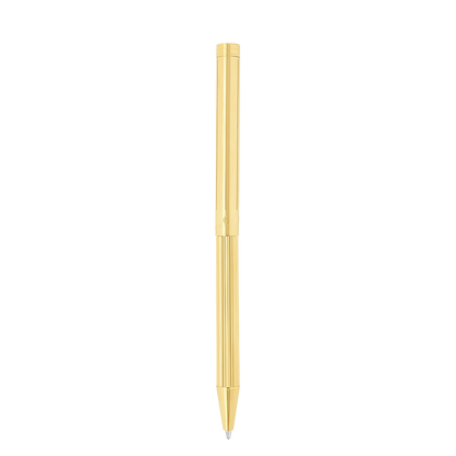 S.T. Dupont Classique Ballpoint Pen Lines Yellow Gold — detail view