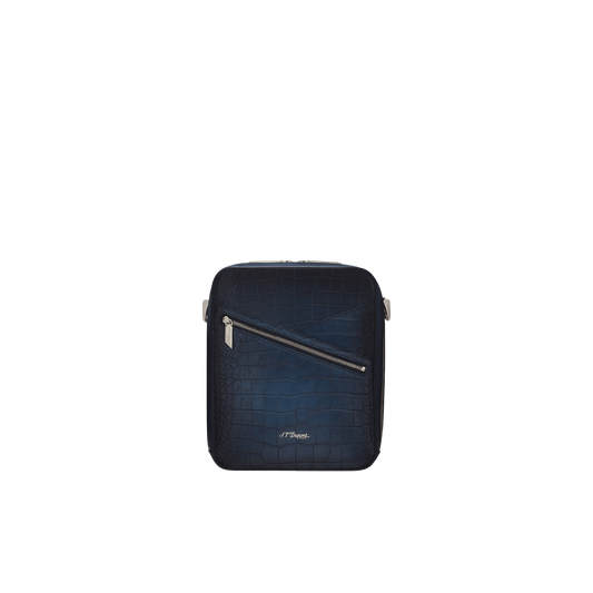 Sac bandoulière S.T. Dupont cigare bleu grainé