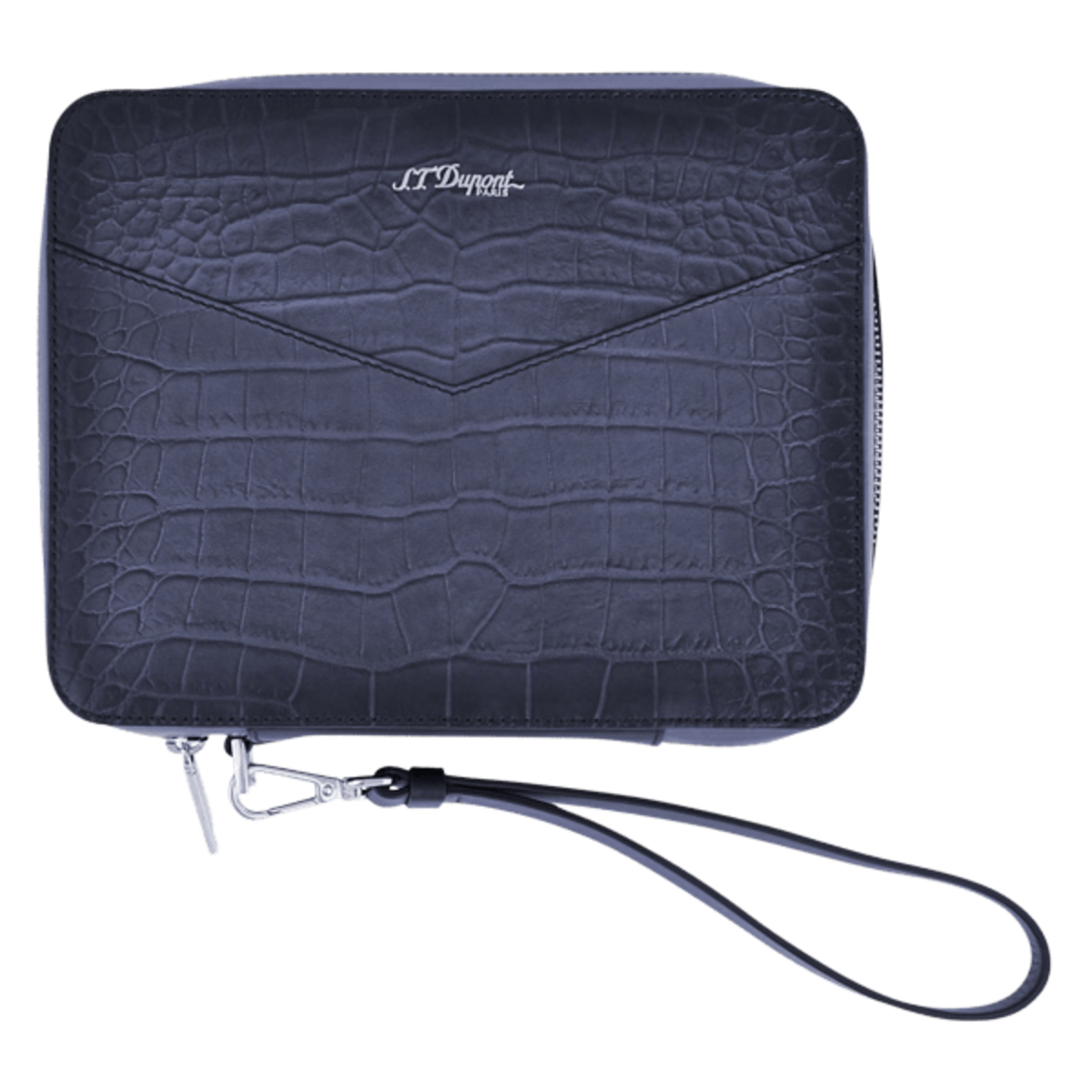 S.T. Dupont Bag Pochette Cigare Bleu Patine