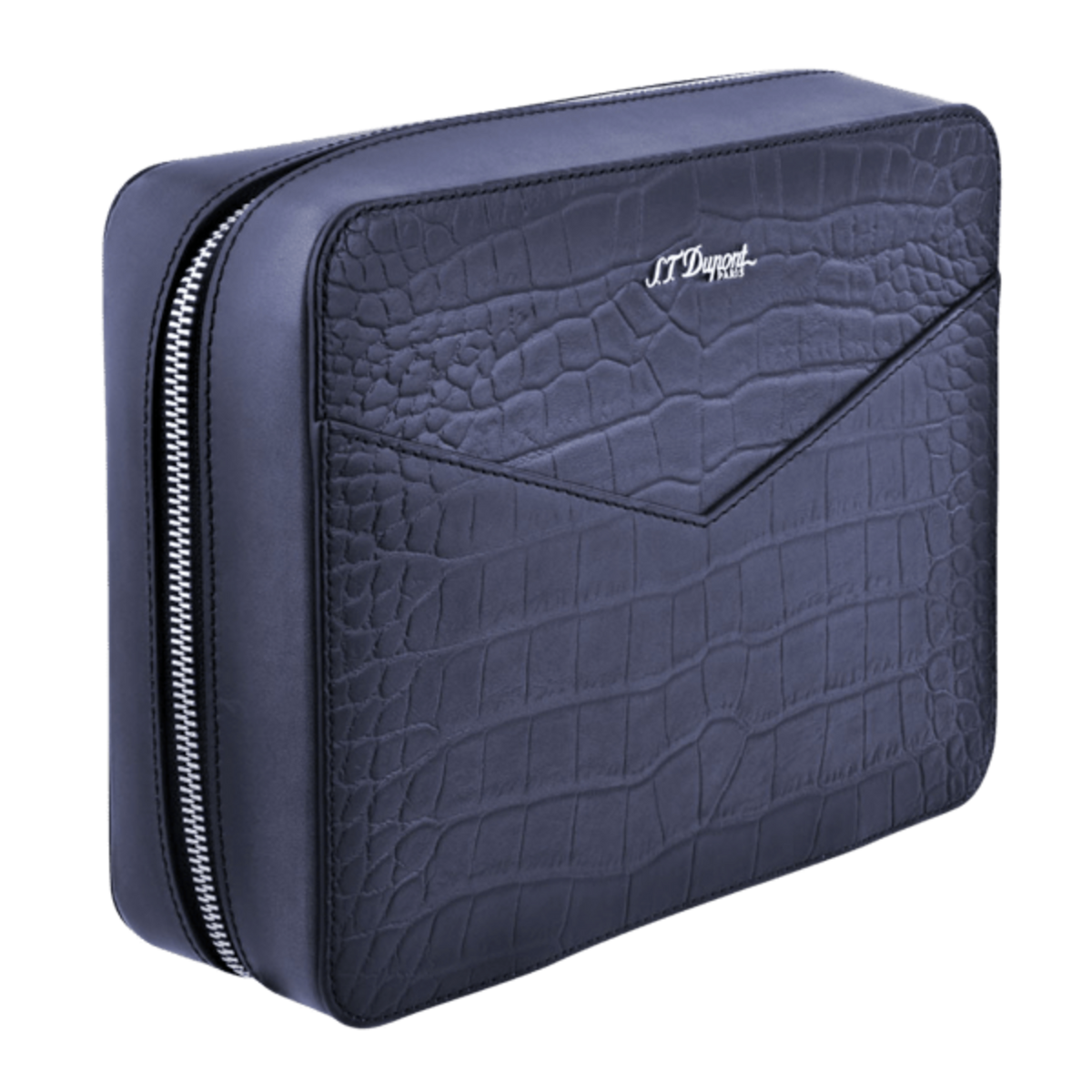 S.T. Dupont D-Line - Cigar Pouch Blue Patina — view 5