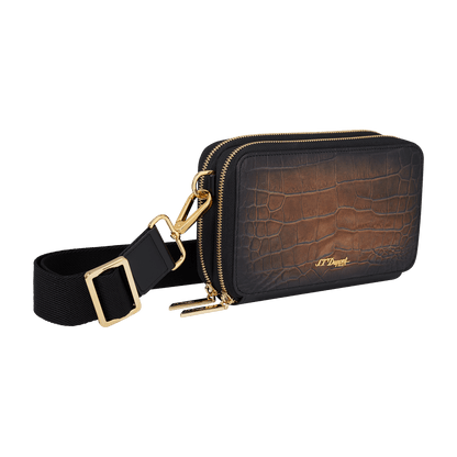 Sac bandoulière S.T. Dupont cigare S Le Grand A Havana — vue de trois quarts