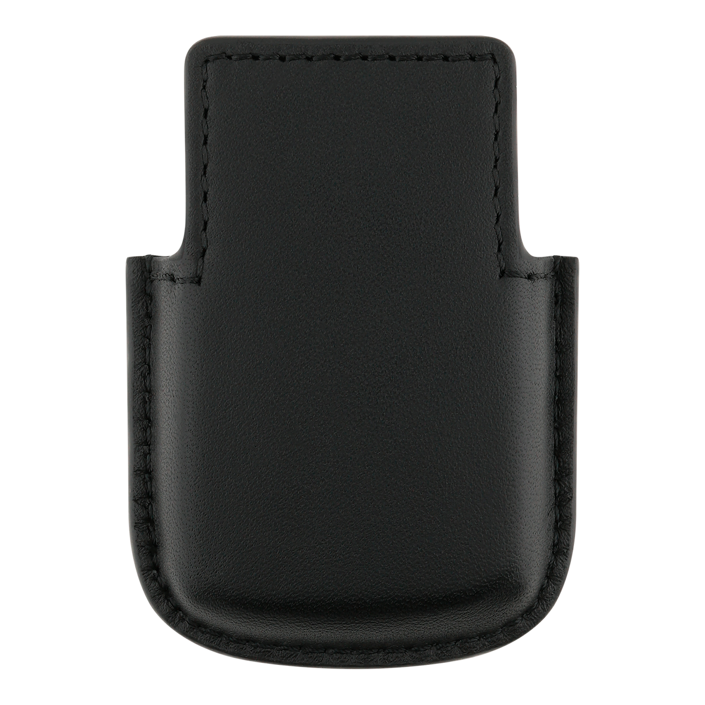 S.T. Dupont Ligne 2 lighter case, black leather, alternate view
