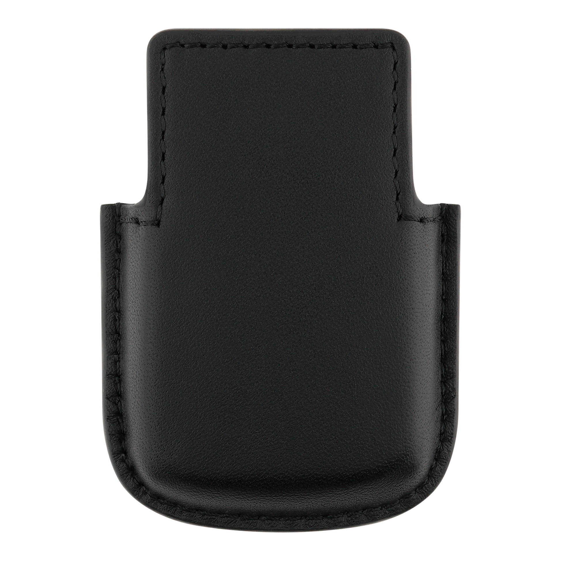 S.T. Dupont Ligne 2 lighter case, black leather, alternate view