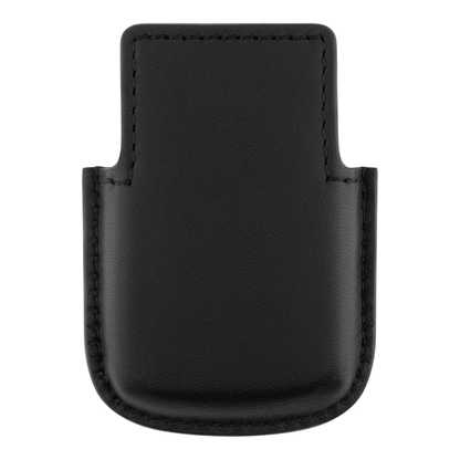 S.T. Dupont Ligne 2 lighter case, black leather, alternate view