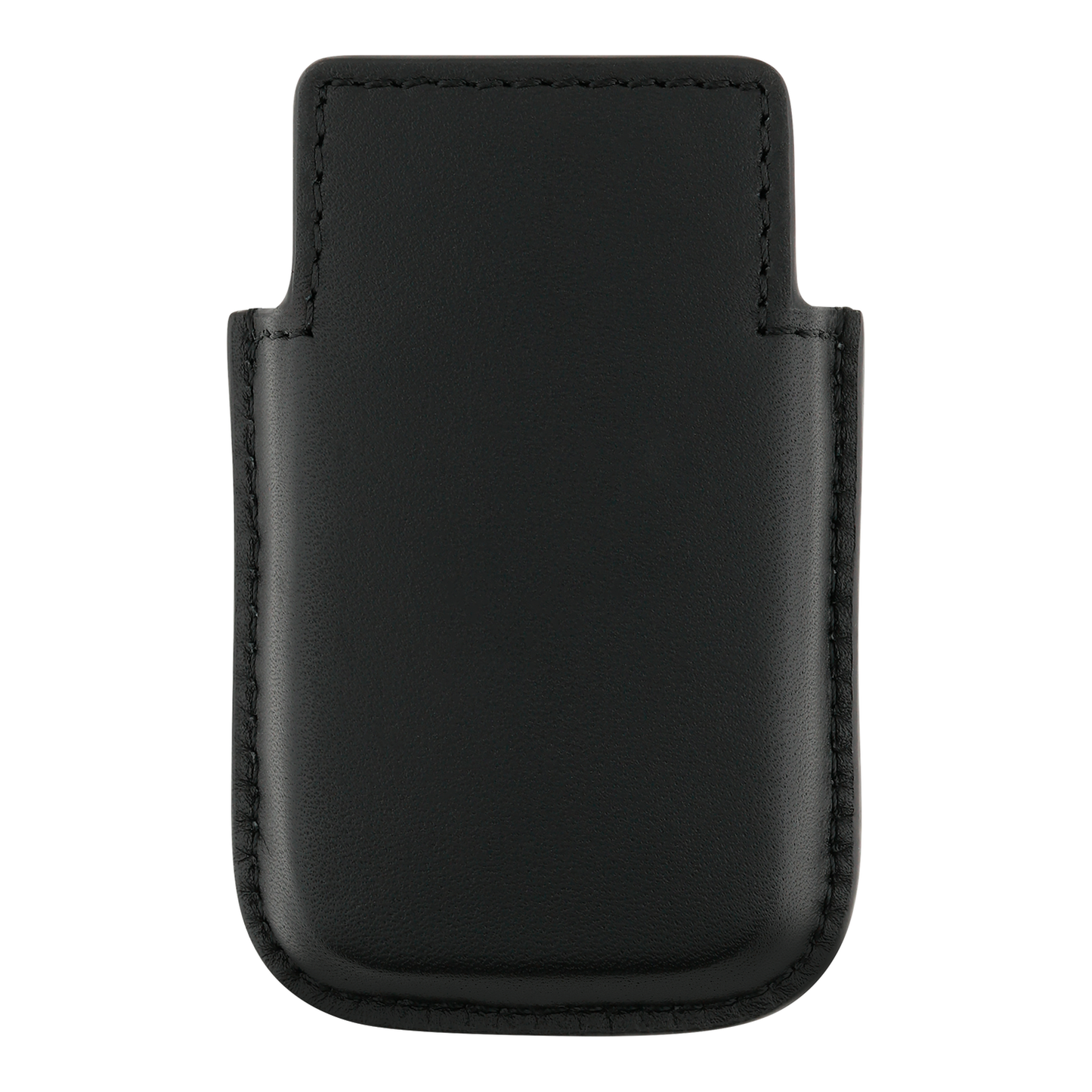 S.T. Dupont Biggy lighter case, black leather, alternate view