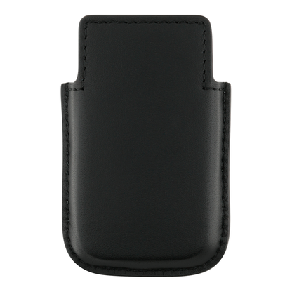 S.T. Dupont Biggy lighter case, black leather, alternate view