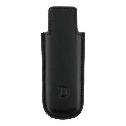 S.T. Dupont Twiggy lighter case, black leather