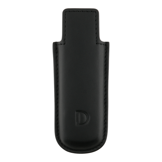 S.T. Dupont Twiggy lighter case, black leather
