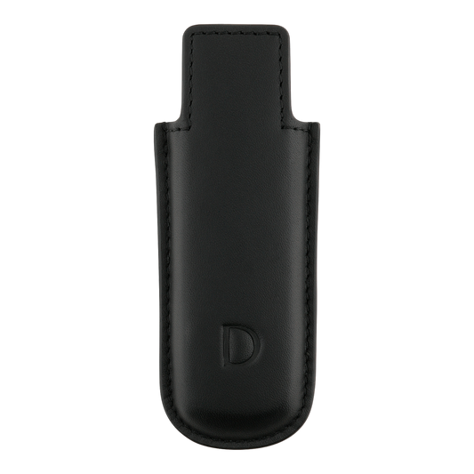 S.T. Dupont Twiggy lighter case, black leather