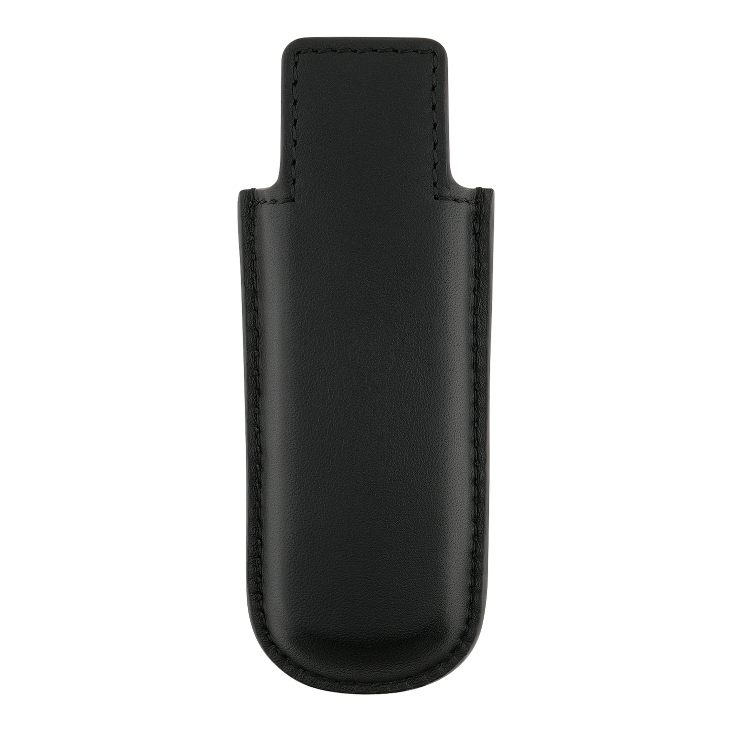S.T. Dupont Twiggy lighter case, black leather, alternate view