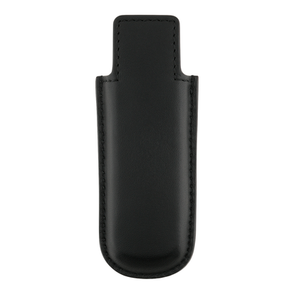 S.T. Dupont Twiggy lighter case, black leather, alternate view