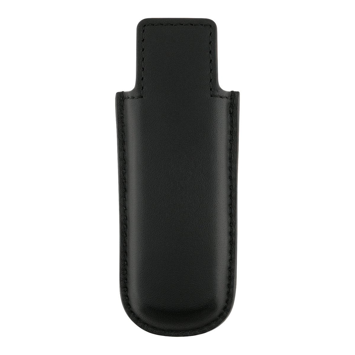 S.T. Dupont Twiggy lighter case, black leather, alternate view