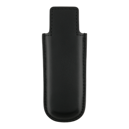 S.T. Dupont Twiggy lighter case, black leather, alternate view