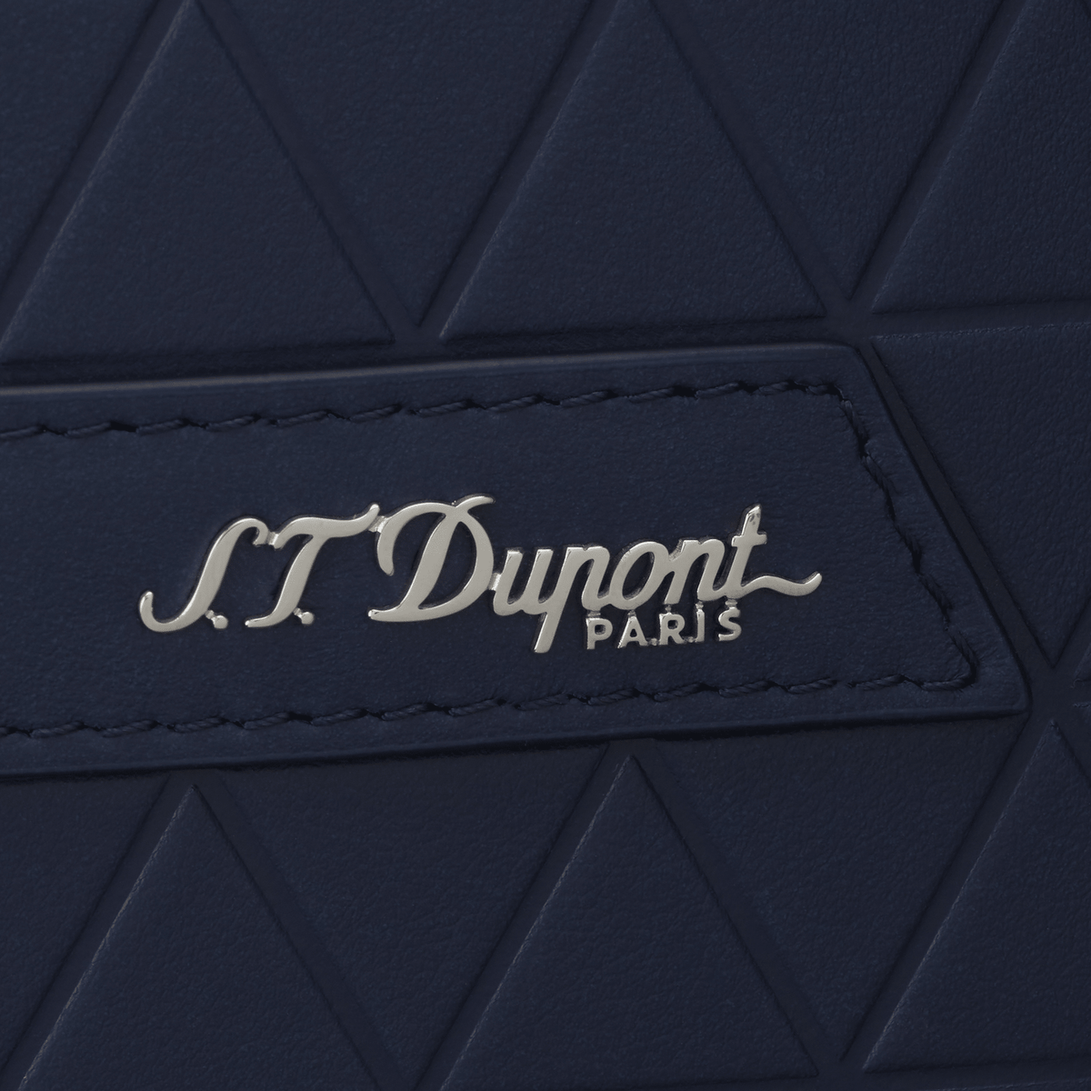 S.T. Dupont Bag Cross Body Zip Firehead Blue — detail view