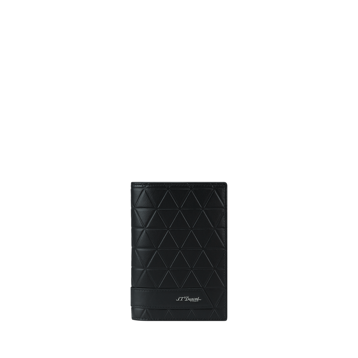 S.T. Dupont Passport Holder Firehead Black