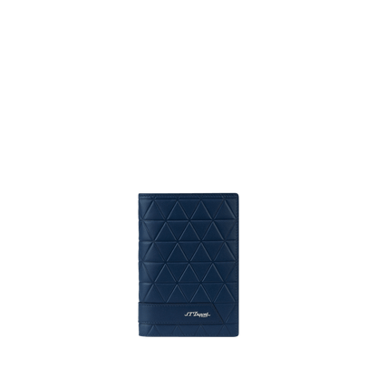 S.T. Dupont Passport Holder Firehead Blue