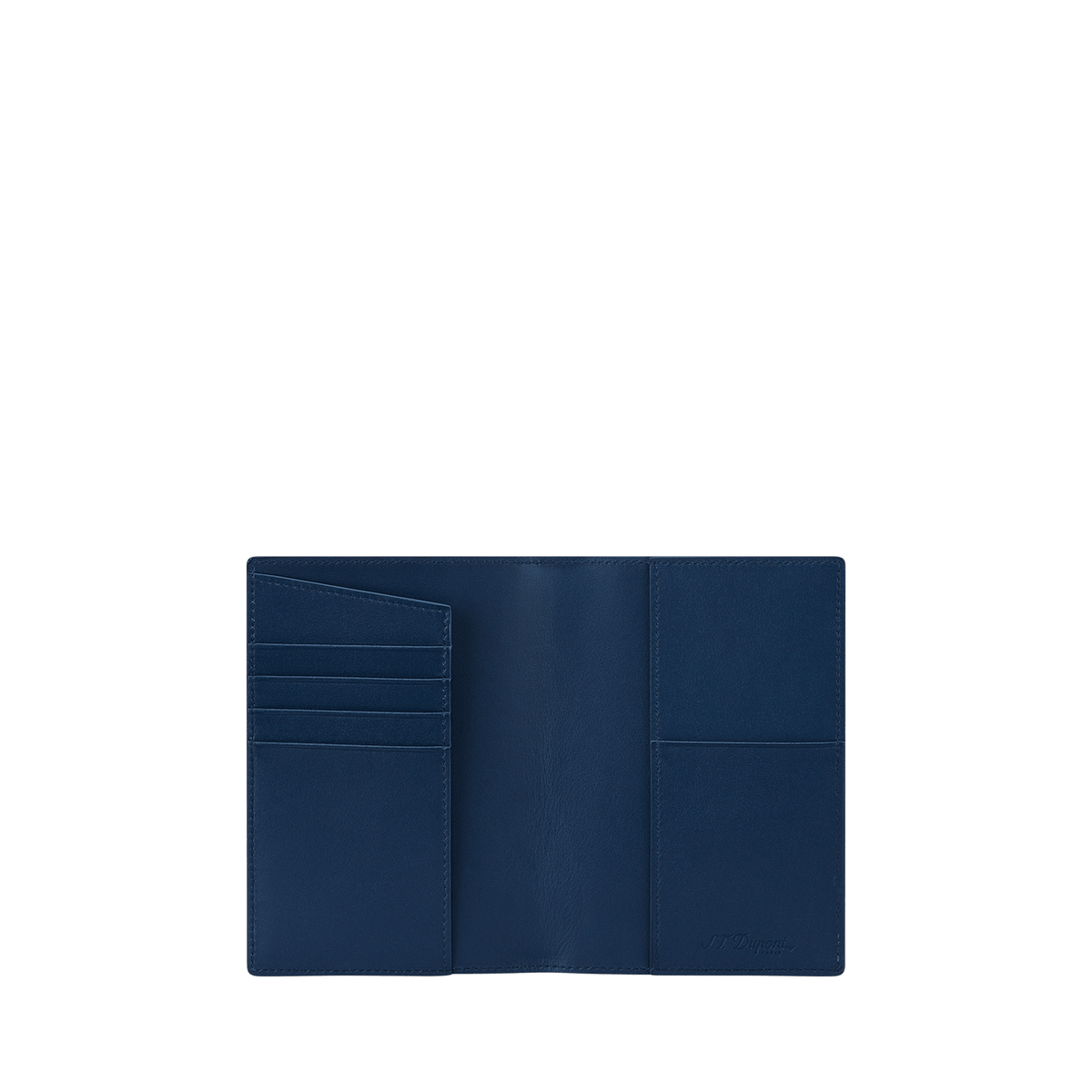 S.T. Dupont Passport Holder Firehead Blue — alternate view