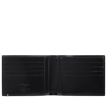 S.T. Dupont Card Holder Billfold 8 Card And Id Paper E Blue — angle view