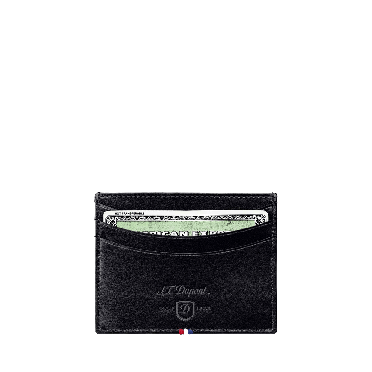 S.T. Dupont Credit Card Holder E Blue — alternate view