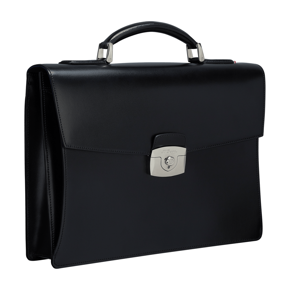 S.T. Dupont Bag 1 Guseet Briefcase E Blue — angle view