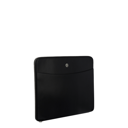 S.T. Dupont Bag Zippered Conference Pad E Blue — angle view