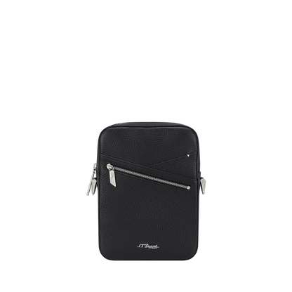 S.T. Dupont Bag Zip Crossbody Caps Black
