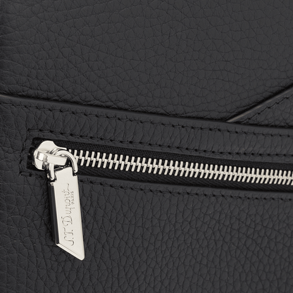 S.T. Dupont Bag Zip Crossbody Caps Black — detail view
