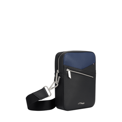 S.T. Dupont Bag Zip Crossbody Caps N B — angle view