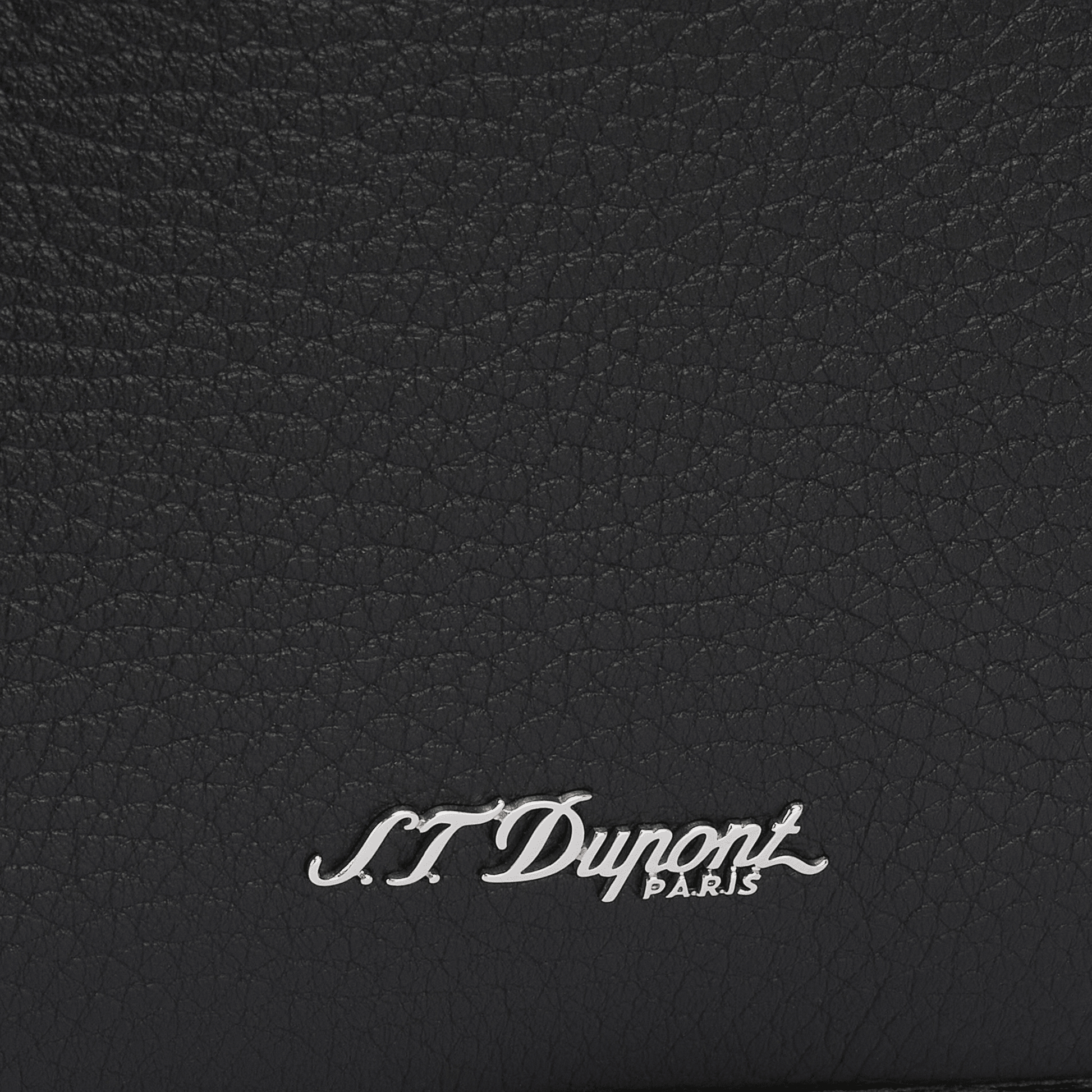 S.T. Dupont Neo Capsule Grained - Zip Crossbody Navy Black — view 6