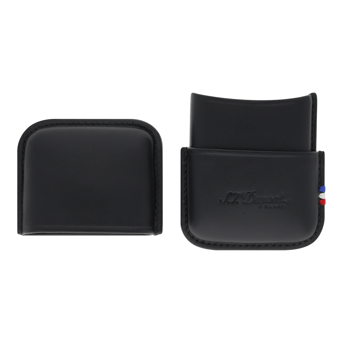 S.T. Dupont Lighter Case - Noir Black — angle view