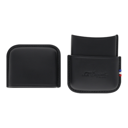 S.T. Dupont Lighter Case - Noir Black — angle view