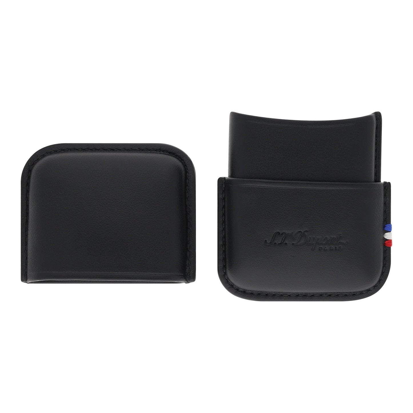 S.T. Dupont Lighter Case - Noir Black — angle view