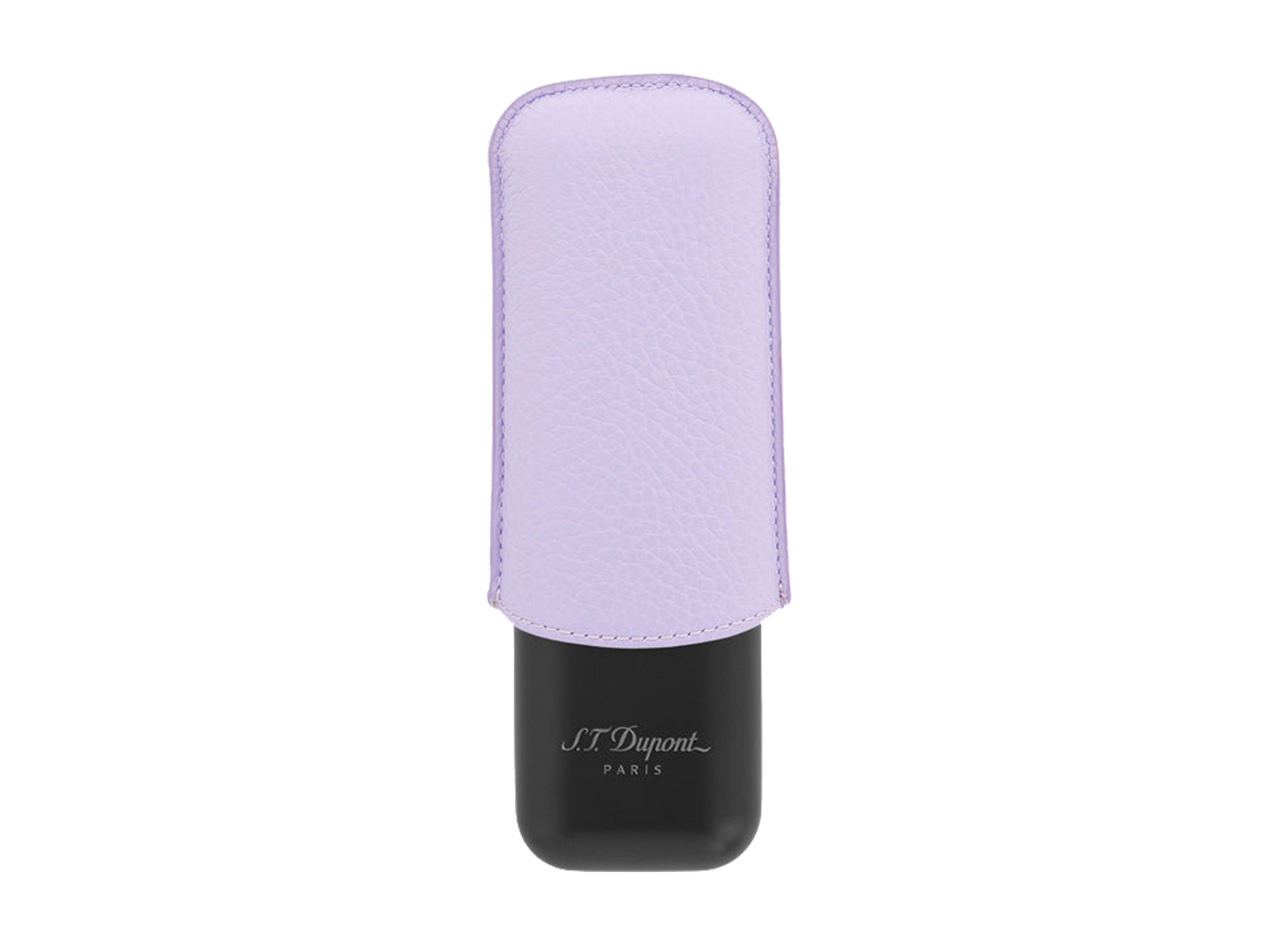 S.T. Dupont Cigar Case 2 Cg Case Lilac Matte Black