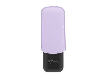 S.T. Dupont Cigar Case 2 Cg Case Lilac Matte Black