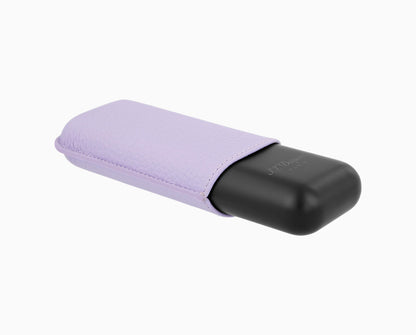 S.T. Dupont Cigar Case 2 Cg Case Lilac Matte Black — detail view