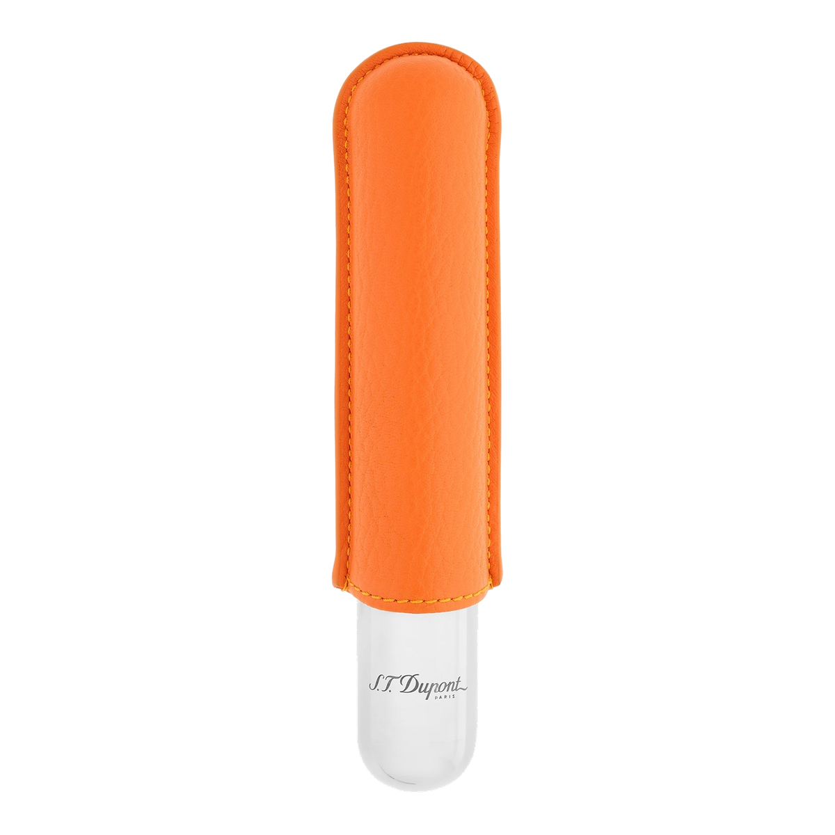 S.T. Dupont Cigar Case - Simple Orange