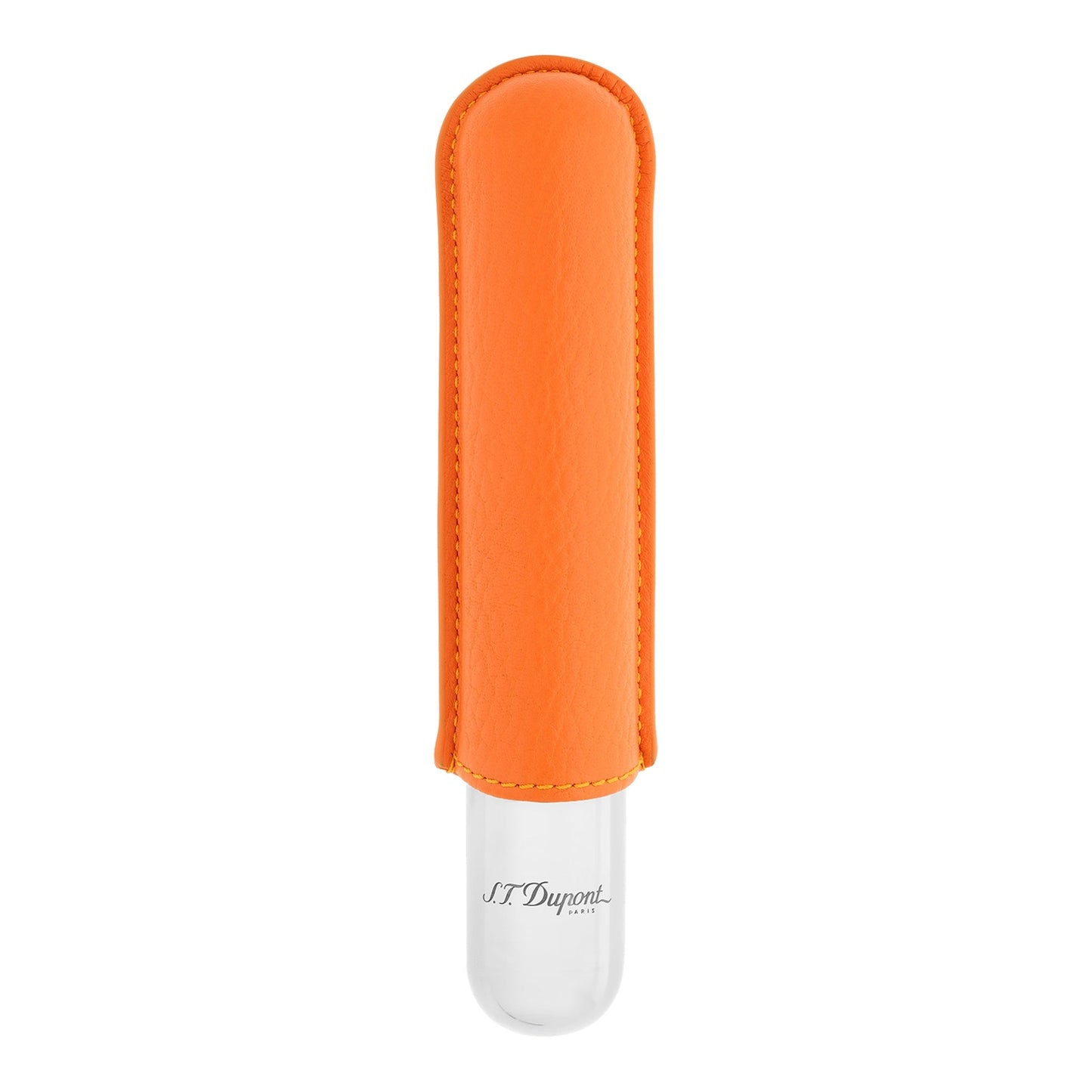 S.T. Dupont Cigar Case - Simple Orange