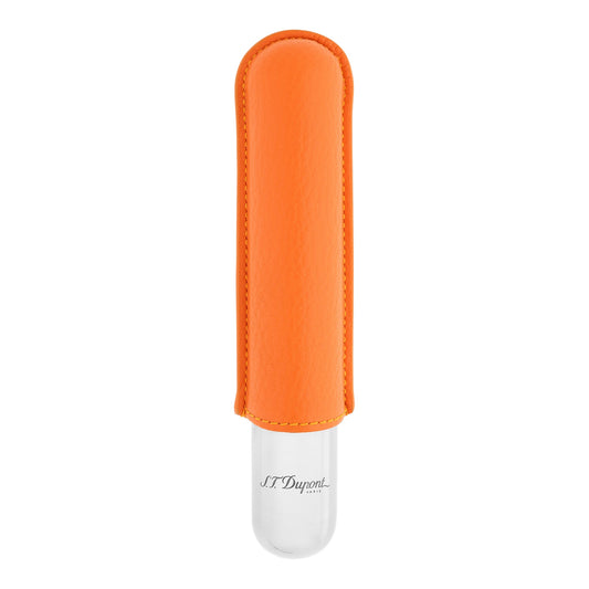 S.T. Dupont Cigar Case - Simple Orange