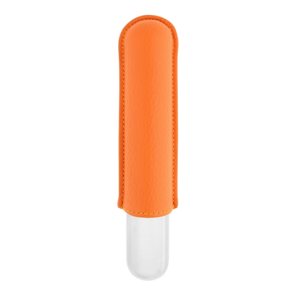 S.T. Dupont Cigar Case - Simple Orange — alternate view