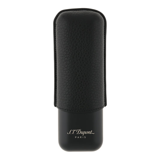 S.T. Dupont Cigar Case - Double Noir (Matte Black)