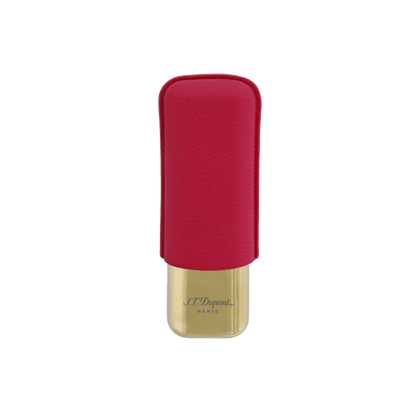 S.T. Dupont Cigar Case 2 Cg Case Pink Grained Golden